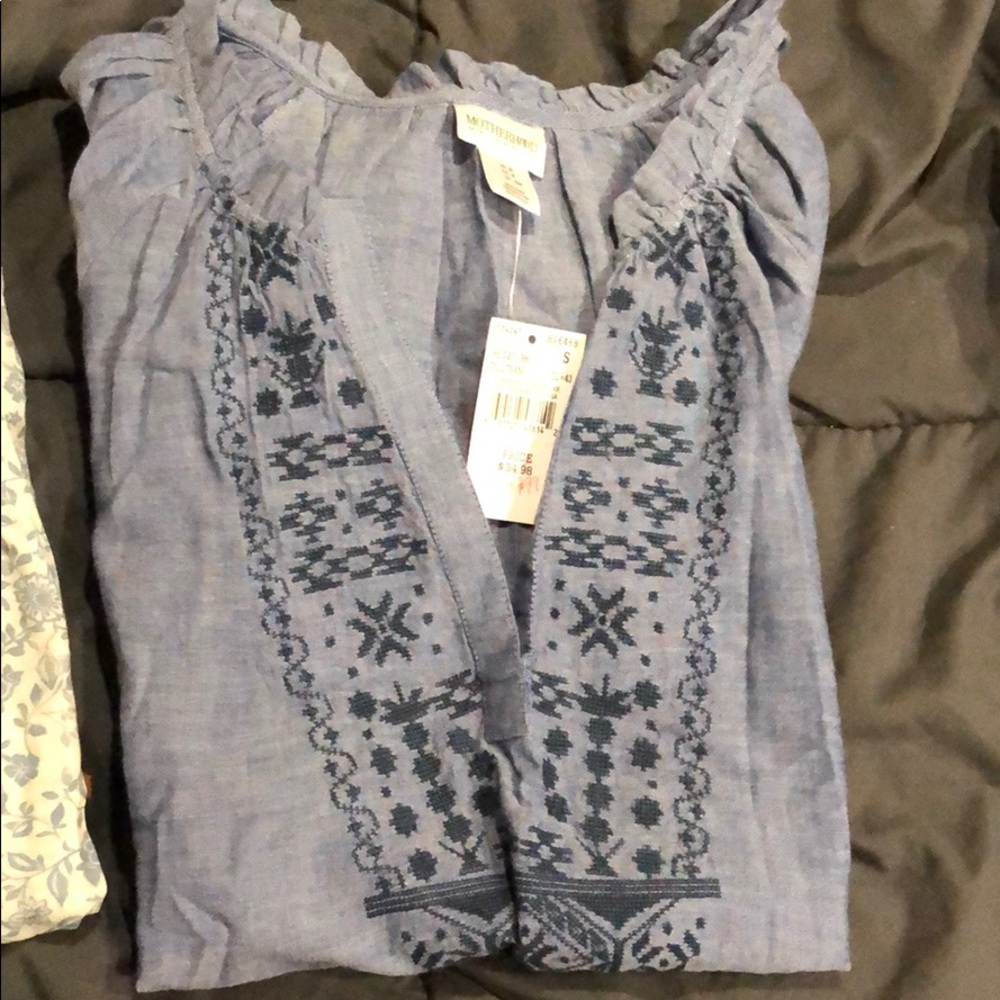 Motherhood Maternity shirts, size small, set of 3.